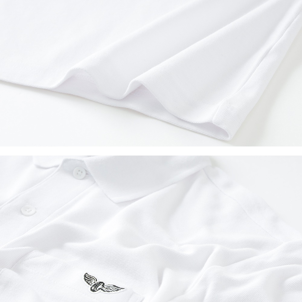 【半額！ファミリーセール！】【HEATH】POLO SHIRT刺繍ポロシャツ”FLYING WHEEL”