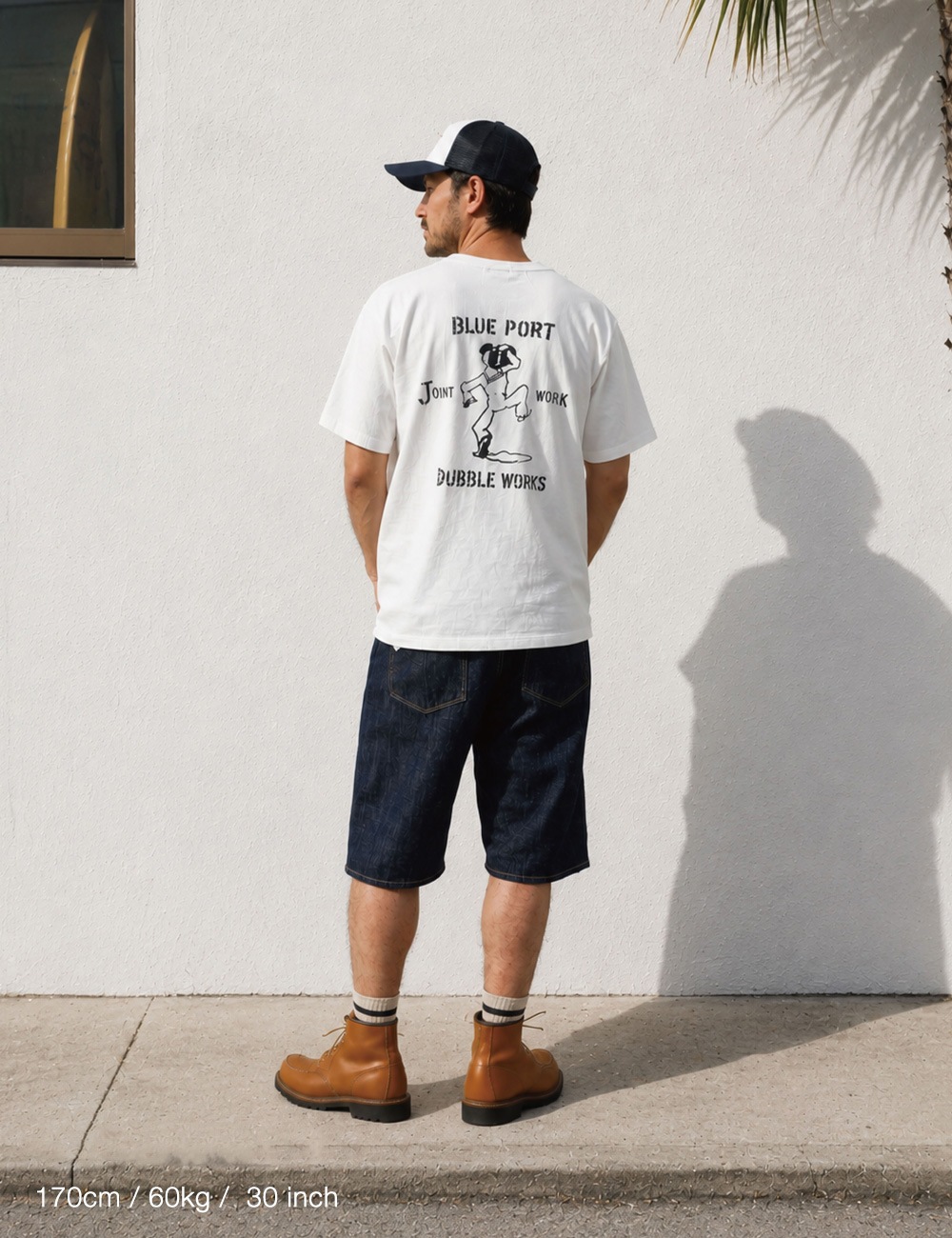 横濱デニム 11.5oz セルビッチ ショートパンツ