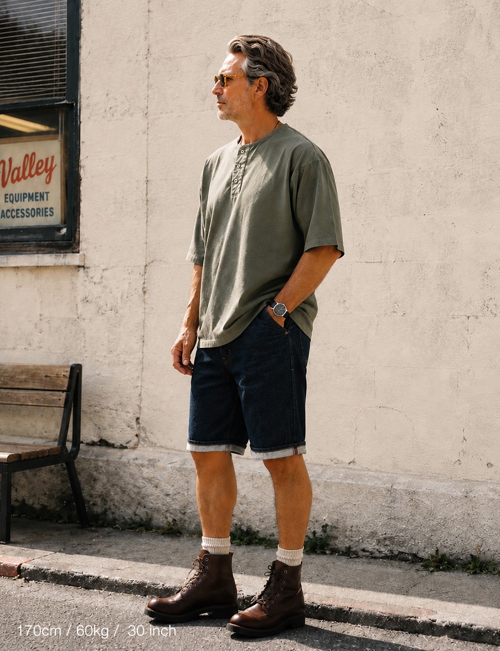 横濱デニム 11.5oz セルビッチ ショートパンツ