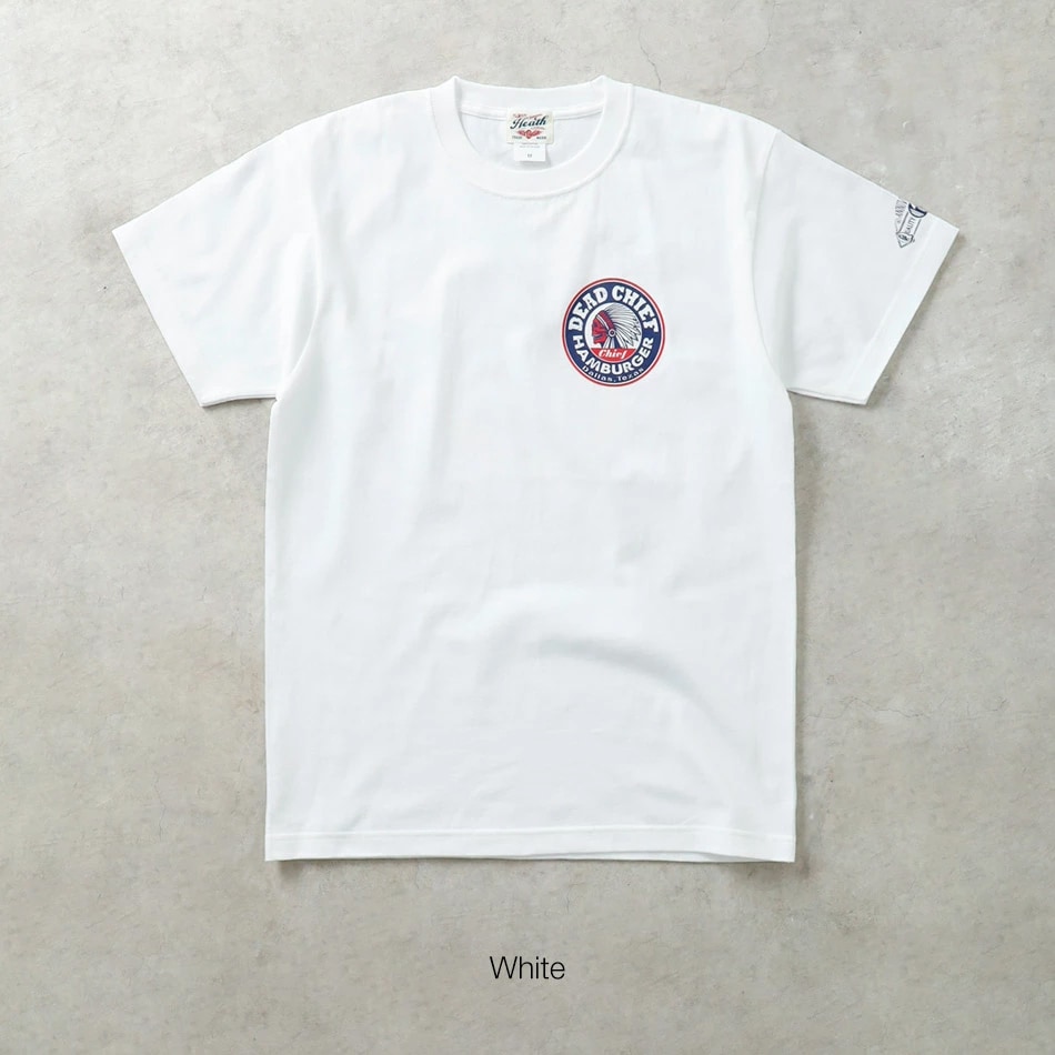 <10%OFF！ファミリーSALE！>◆【HEATH】DEAD CHIEF HEAVY WEIGHT T-SHIRT