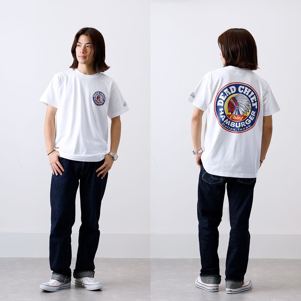 <10%OFF！ファミリーSALE！>◆【HEATH】DEAD CHIEF HEAVY WEIGHT T-SHIRT