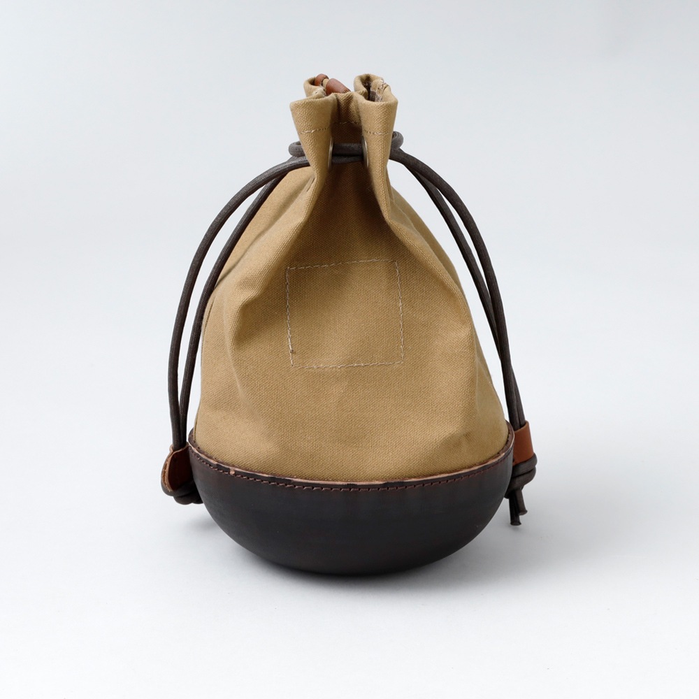 【Butler Verner Sails】MOLDED LEATHER MINI BAG モールドレザー巾着ショルダー