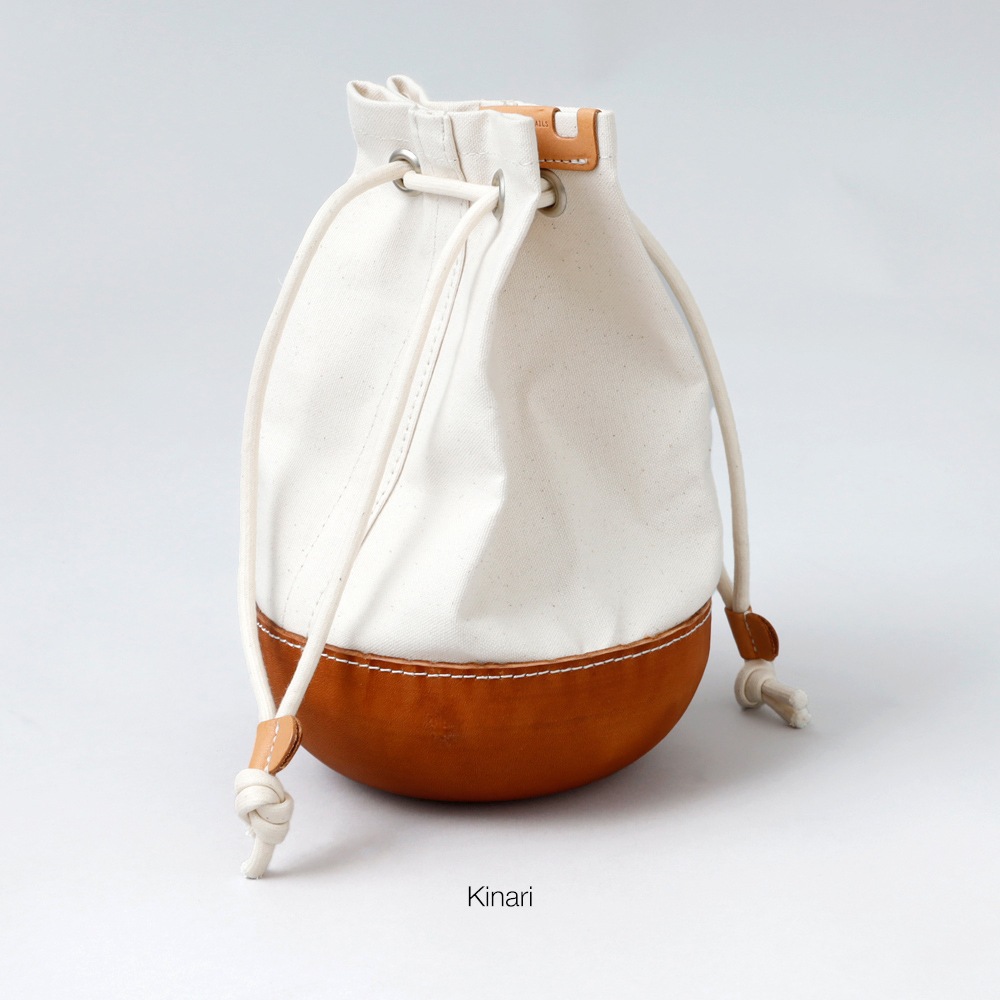 【Butler Verner Sails】MOLDED LEATHER MINI BAG モールドレザー巾着ショルダー