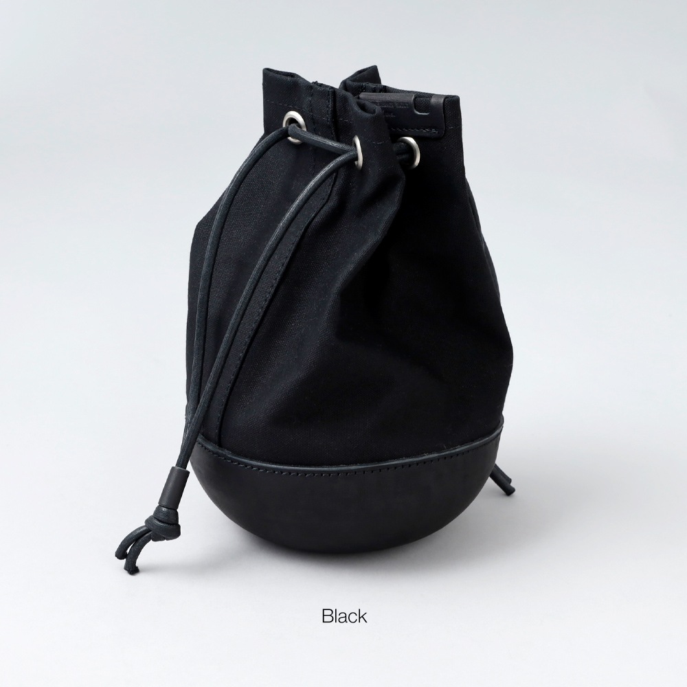 【Butler Verner Sails】MOLDED LEATHER MINI BAG モールドレザー巾着ショルダー
