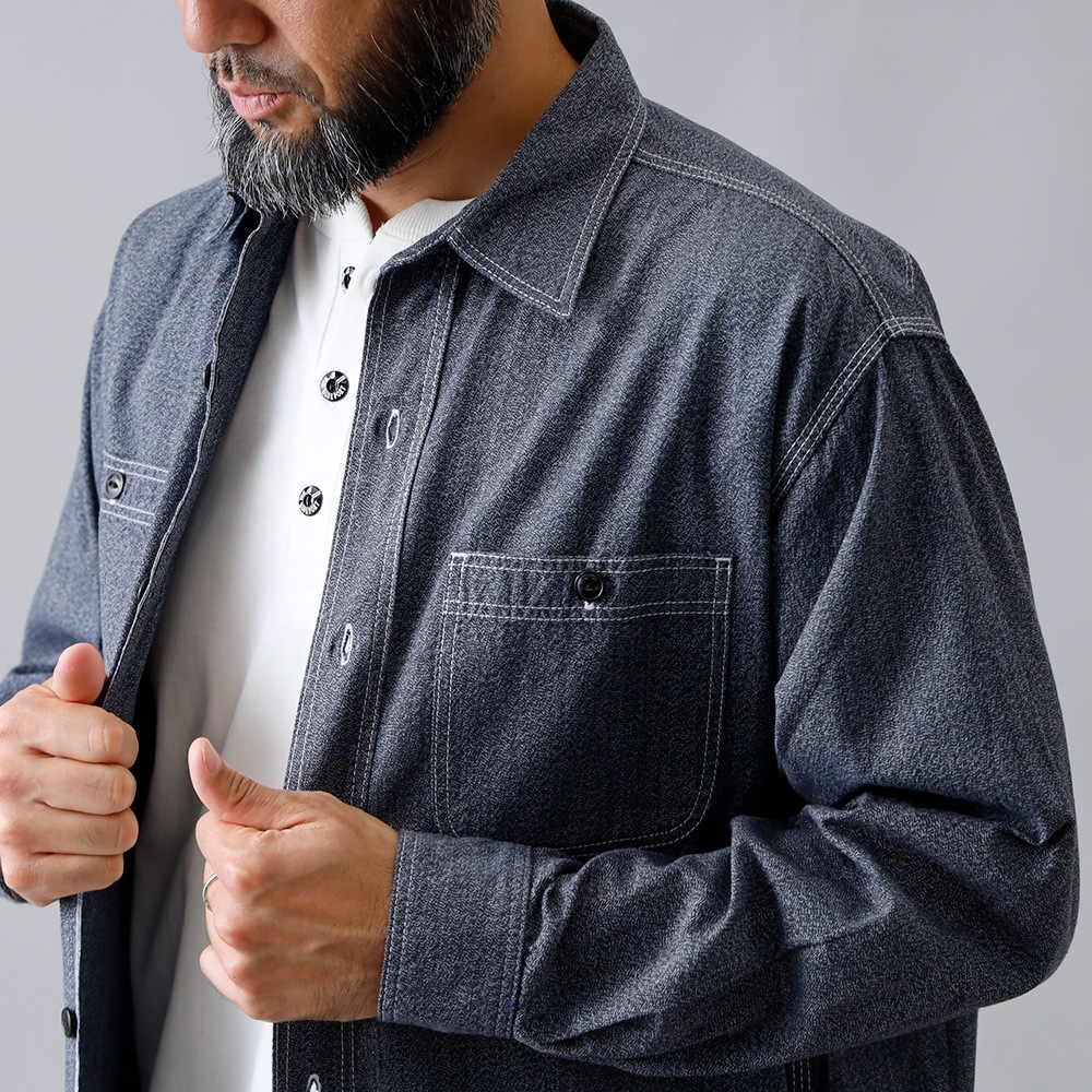 BLUEPORT】SELVEDGE CHAMBRAY SHIRT 