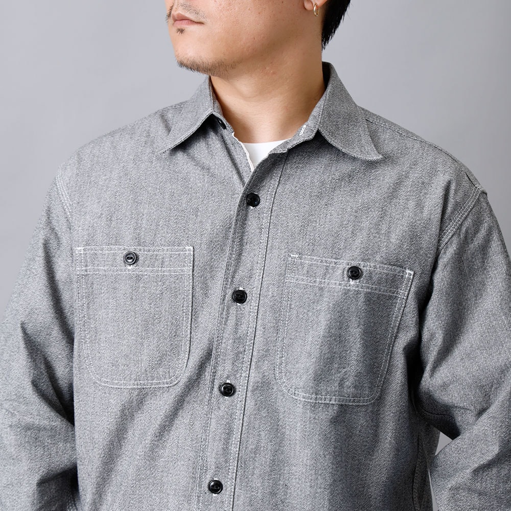 BLUEPORT】SELVEDGE CHAMBRAY SHIRT 