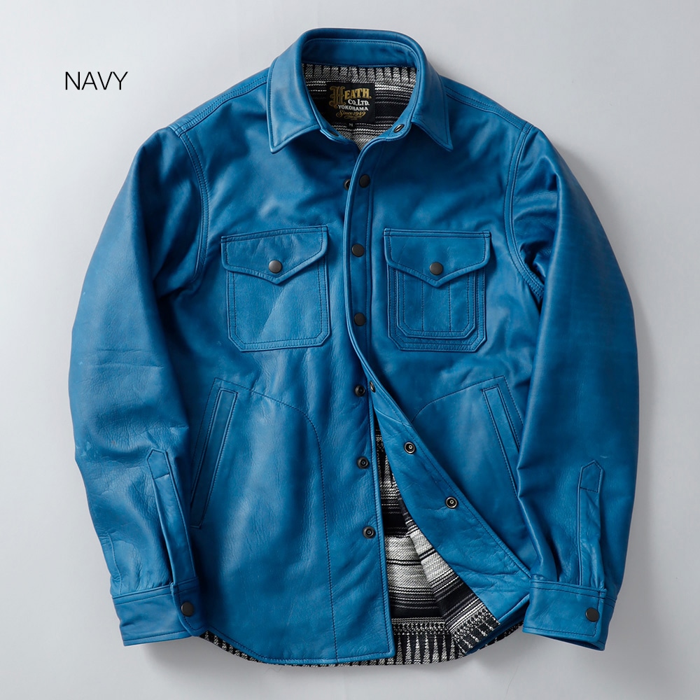 HEATH (ヒース) ホースレザー シャツジャケット｜アメカジファッション