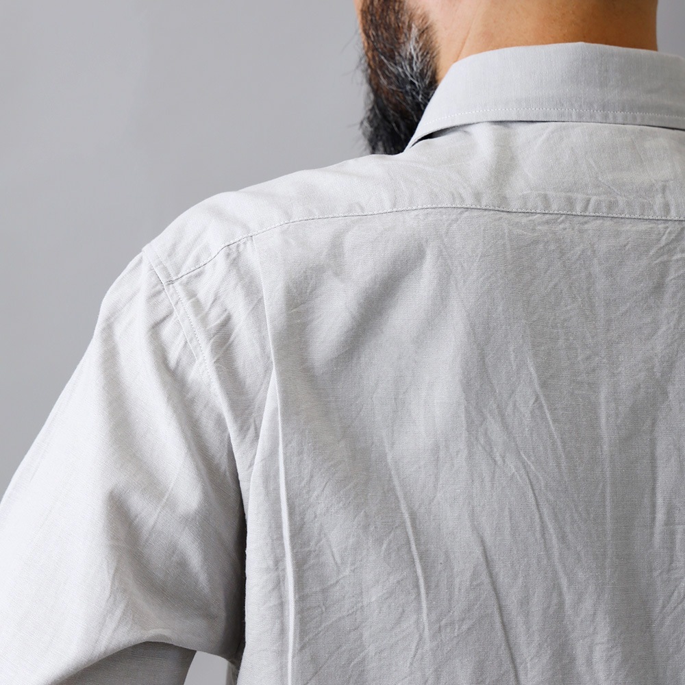 <10%OFF!ファミリーSALE!>◆【BLUEPORT】DUNGAREE SHIRT 国産ダンガリーシャツ