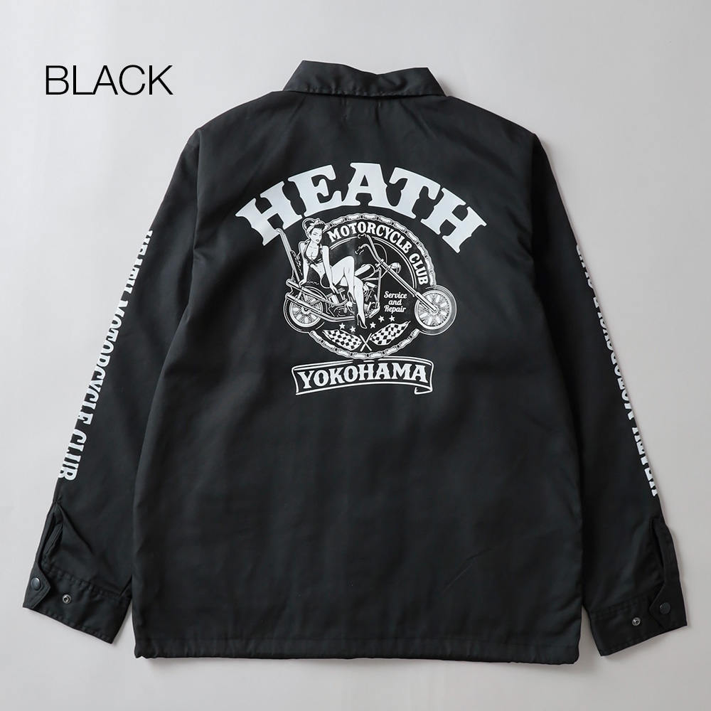 HEATH（ヒース）オリジナルコーチジャケット “BIKER GIRL”