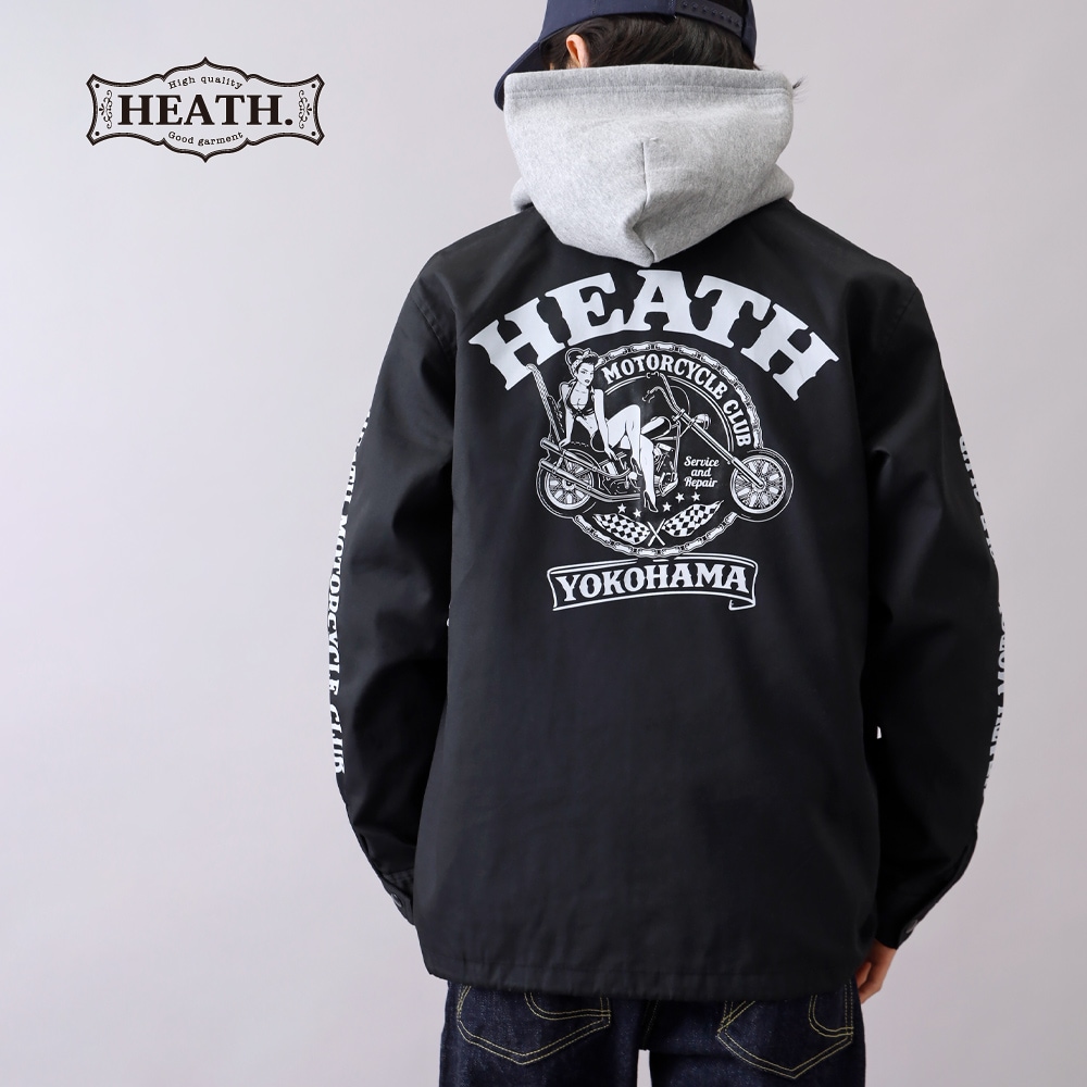 HEATH（ヒース）オリジナルコーチジャケット “BIKER GIRL”