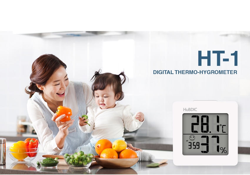 多機能シンプル温湿度計 HT-1