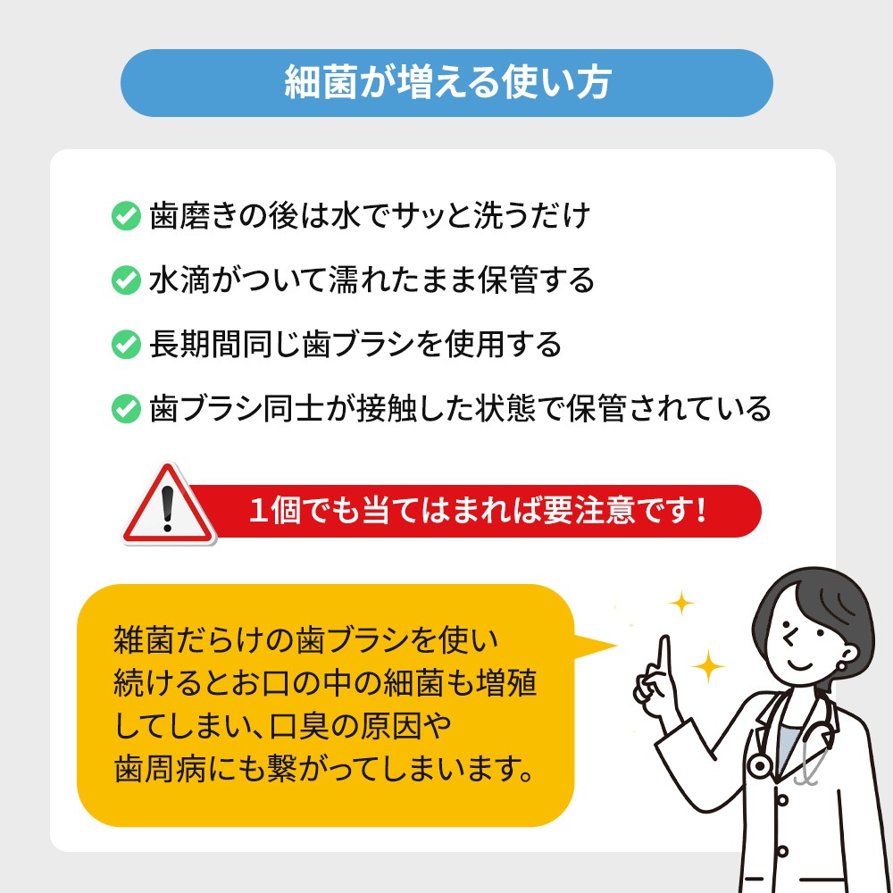 換気ファン付きUV-LED壁掛け形歯ブラシ除菌器 PA-TS5000