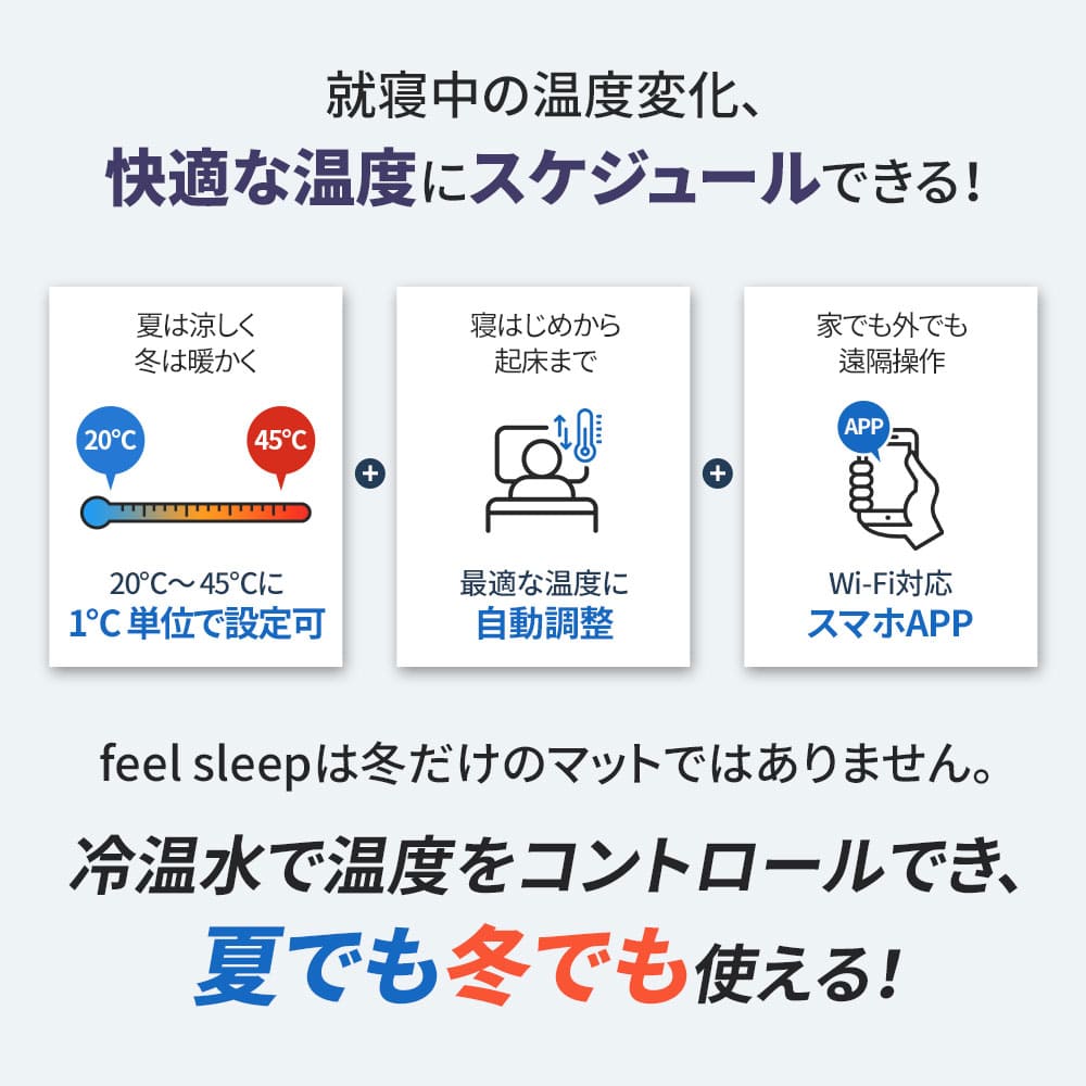 feelsleep 冷温水マット HSM-100