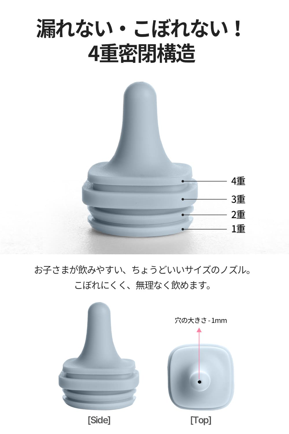 シリコン投薬瓶 HSPB-100