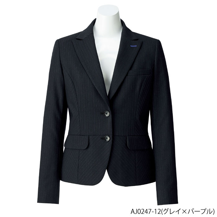 レディース ジャケット ストライプ柄(AJ0247)