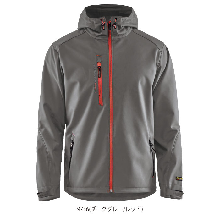 4949-2517 ブラックラダー防風ジャケット