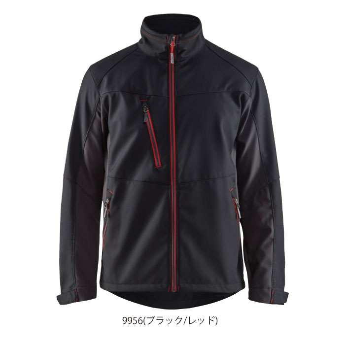 4950-216 ブラックラダーソフトシェルジャケット