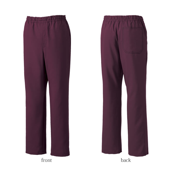 ミズノ スクラブパンツ MZ-0022 男女兼用 医療用 白衣 医師 看護師 獣医師 歯科医院 動物病院 SS/S/M/L/2L/3L/4L/5L  ワイン/ネイビー紺/ダークグリーン濃緑/ブラック黒/チャコールグレー