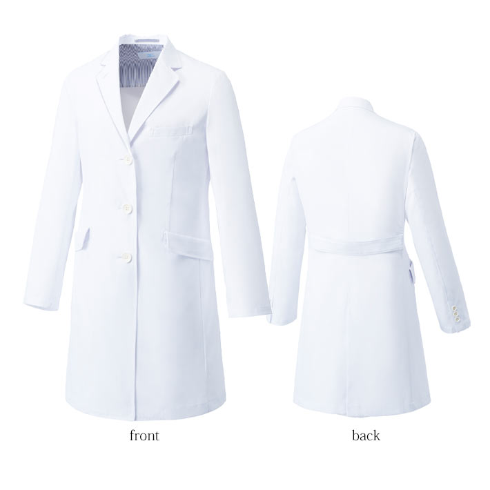 ミズノ ドクターコート スクラブ ジャケット MZ-0023 レディース 女性用 医療用 白衣 医師 看護師 獣医師 歯科医院 動物病院 S/M/L/2L/3L/4L/5L ホワイト白