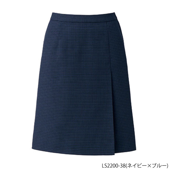 事務服 プリーツスカート チェック柄(LS2200)