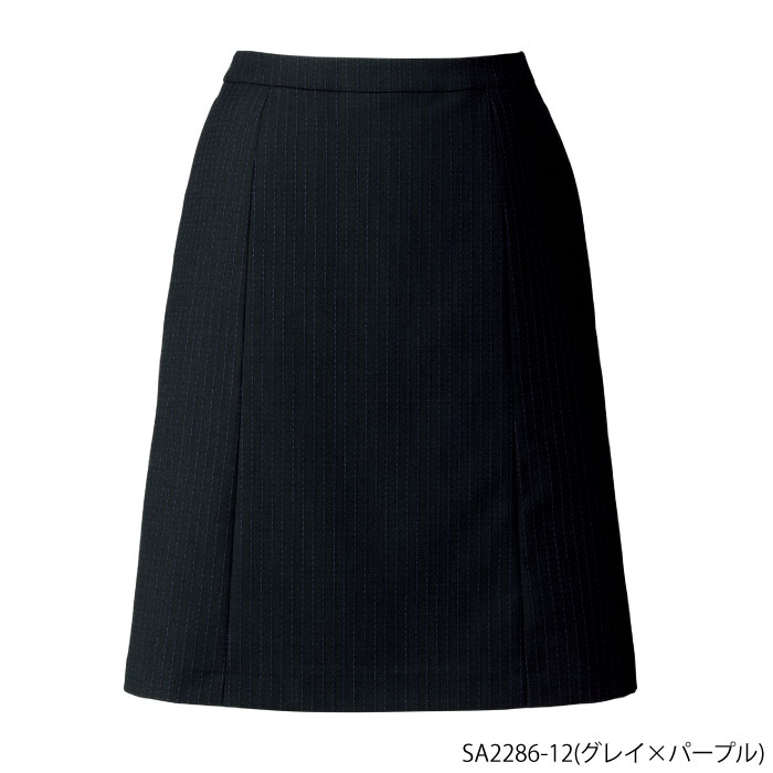 事務服 Aライン スカート ストライプ柄(AS2286)