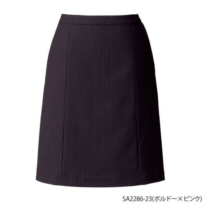 事務服 Aライン スカート ストライプ柄(AS2286)