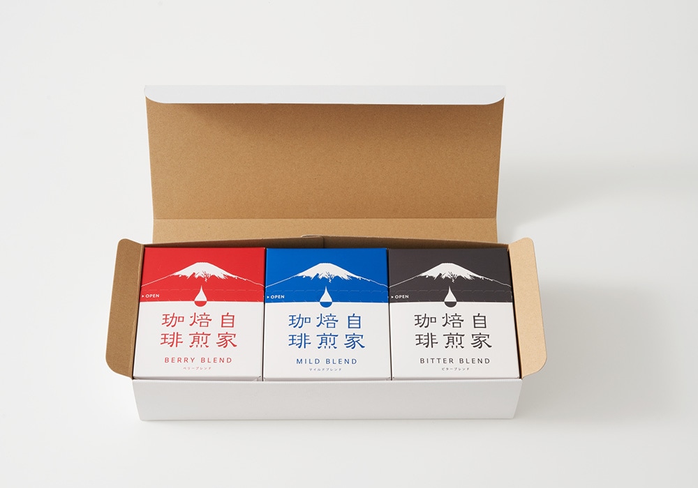 cafemocha 湧水洗浄珈琲ドリップバッグ3種ギフトセット | サステnaギフト