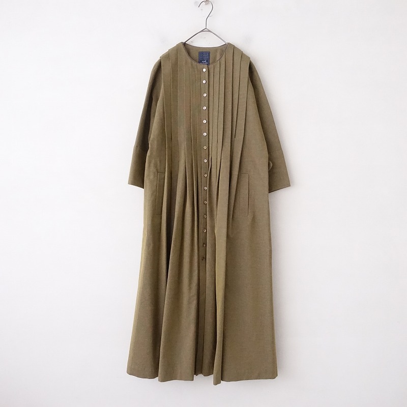 美品】mina perhonen ミナペルホネン perch 鳥 コート L