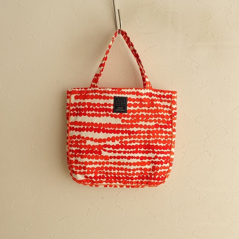 ミナペルホネン mina perhonen うさバッグ トートバッグ 赤