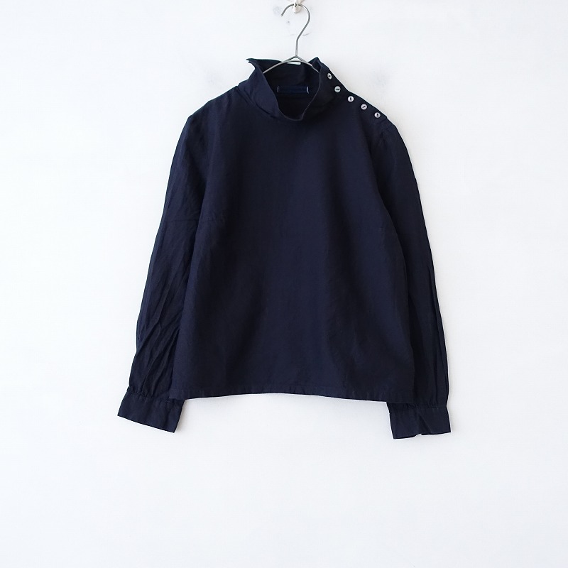 minä perhonen スタンドカラー ブラウス mina perhonen misty flower スタンドカラーブラウス - ミナ