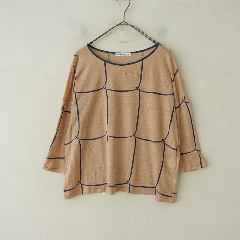 定価2.3万】ミナペルホネン mina perhonen ribbon frame リネンニット7 