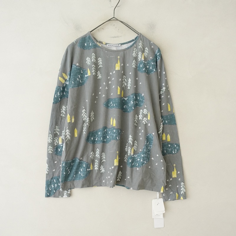 ミナペルホネン 麻 カットソー pomme 36 mina perhonen ミナペルホネン 麻 カットソー pomme 36 mina perhonen