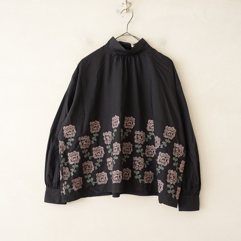 mina perhonen ミナペルホネン スカラップ 刺繍 ブラウス シルク 中古・古着通販】mina perhonen (ミナ ペルホネン) シルクフラワー
