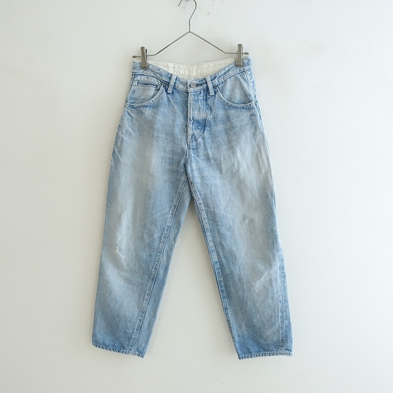 ミナペルホネン mina perhonen always ロールアップデニム 34 (m4-2406  