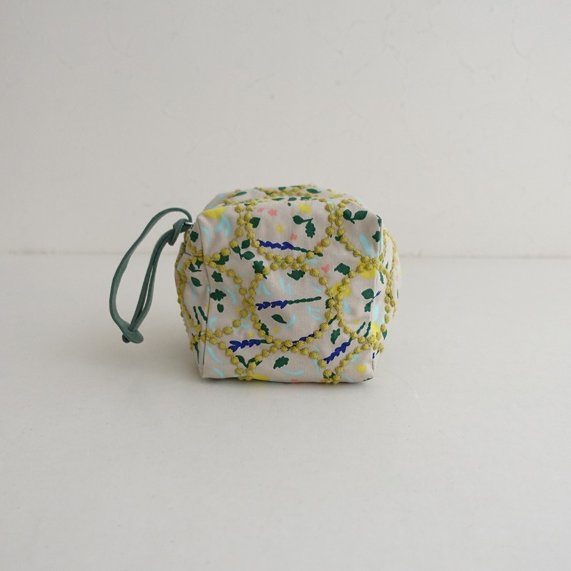 【美品】ミナペルホネン mina perhonen tambourine piccolo pacco pouch (ac872406119
