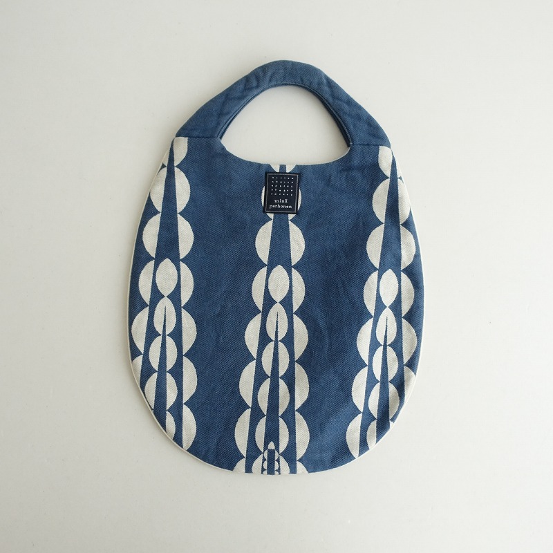 ミナペルホネン mina perhonen cloudy flowerエッグバッグ (ba7-2407  