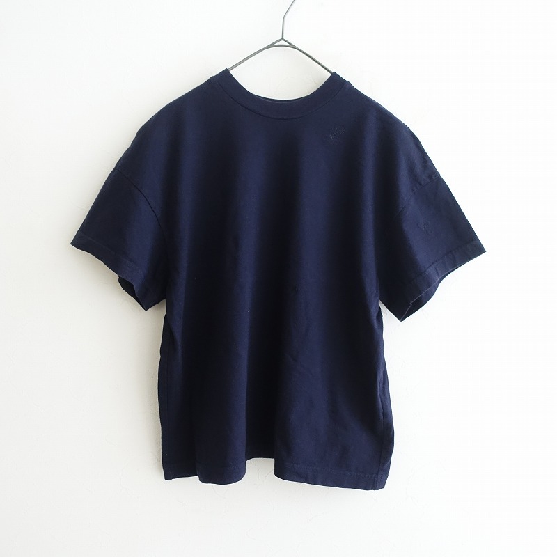 ミナペルホネン　Tシャツ　choucho　38 染/定価1.2万】ミナペルホネン mina perhonen choucho 刺しゅうT