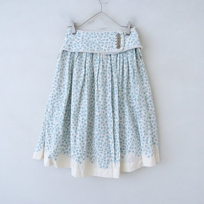 ミナペルホネン mina perhonen sprout Silk Cotton Belted Skirt
