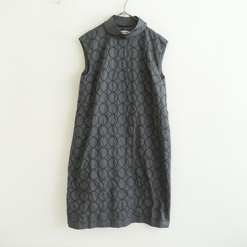 定価8.3万】ミナペルホネン mina perhonen tambourineバンドカラー付き