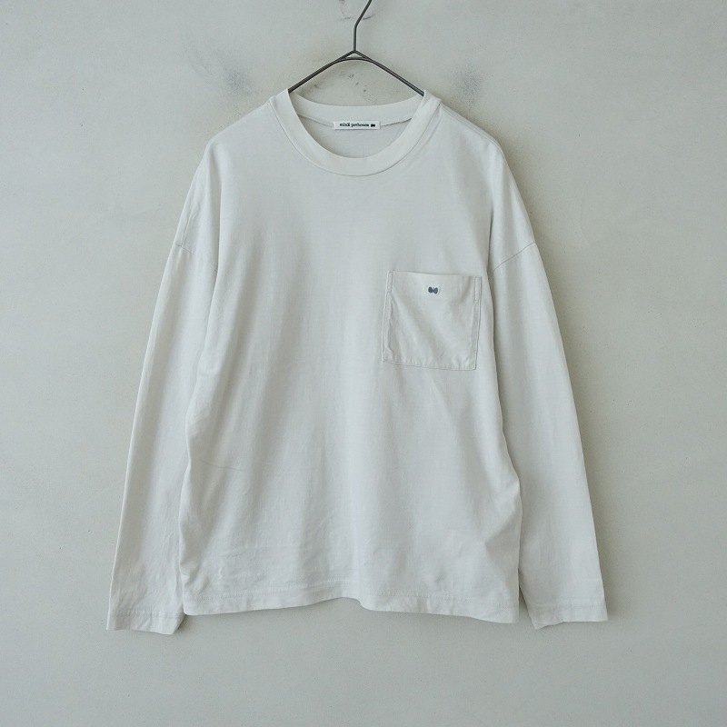 ミナペルホネン 長袖カットソー ミナペルホネン ali リーフモチーフ