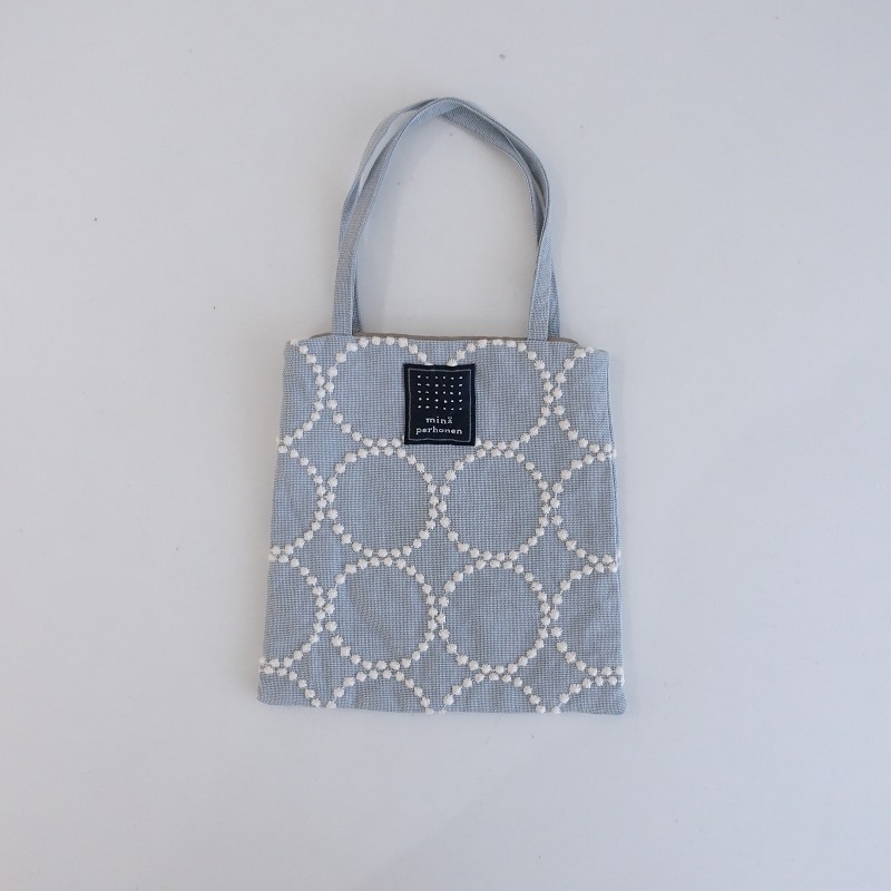ミナペルホネン mina perhonen 愉しく piece bag ピースバッグ 【中古 