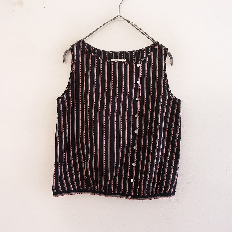 ミナペルホネン mina perhonen frill ノースリーブブラウス - (25-2410  