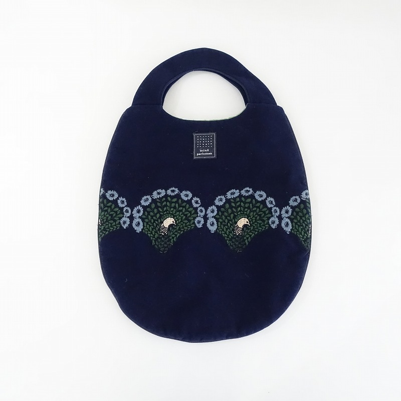 ミナペルホネン mina perhonen peacockエッグバッグ (ba7-2411-62  