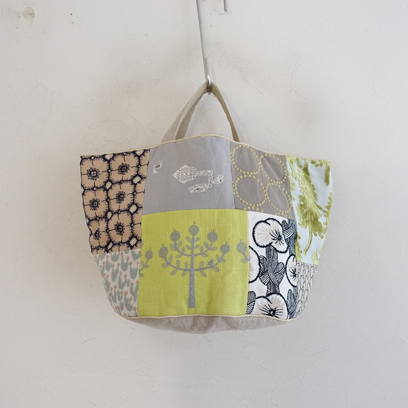 美品/定価3万】ミナペルホネン mina perhonen piece basket bag (ba7