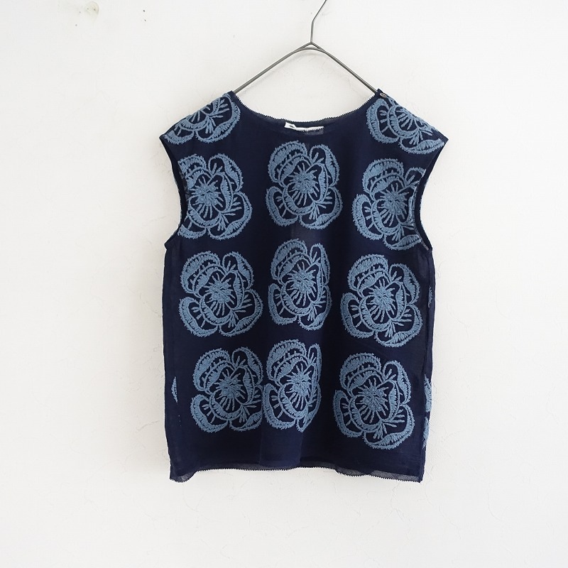 美品/定価3.5万】ミナペルホネン mina perhonen hope コットン刺繍 