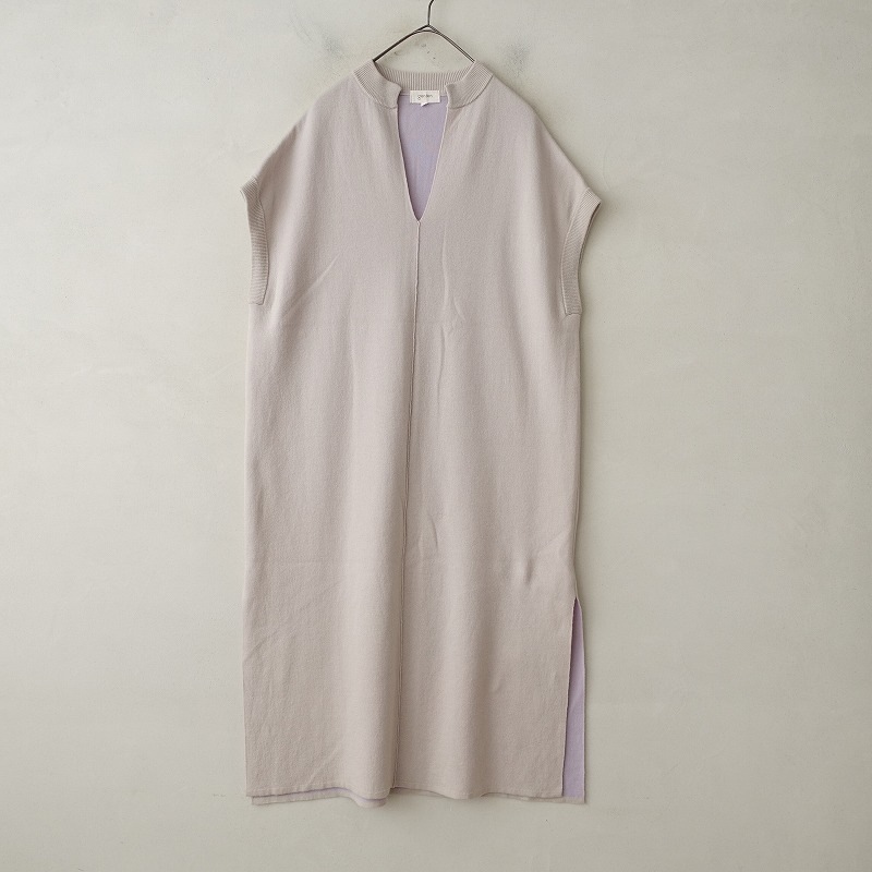 ゲンテン genten ウールニットノースリーブワンピース 38 (k33 ゲンテン genten ウールニットノースリーブワンピース 38 (k33