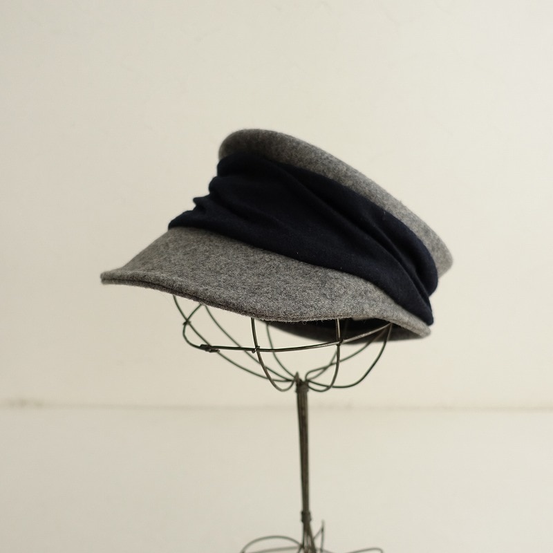 ޥ奢 mature ha. melton drape cap   (ha7-2501-115)42B52
