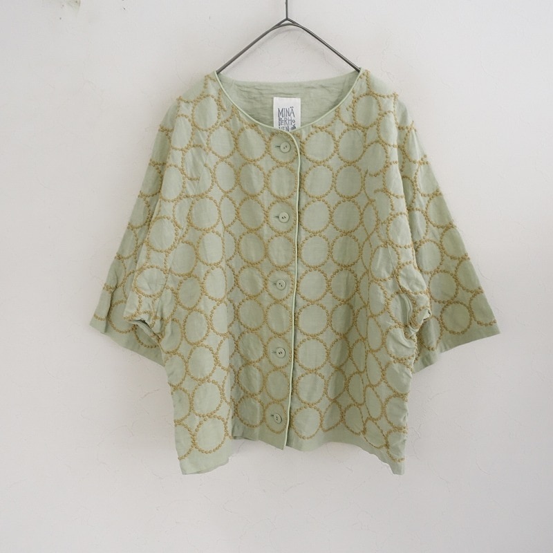 ߥʥڥۥͥɥ꡼ mina perhonen laundry tambourine ĥ㥱å  38 (jk4-2502-28)80C52