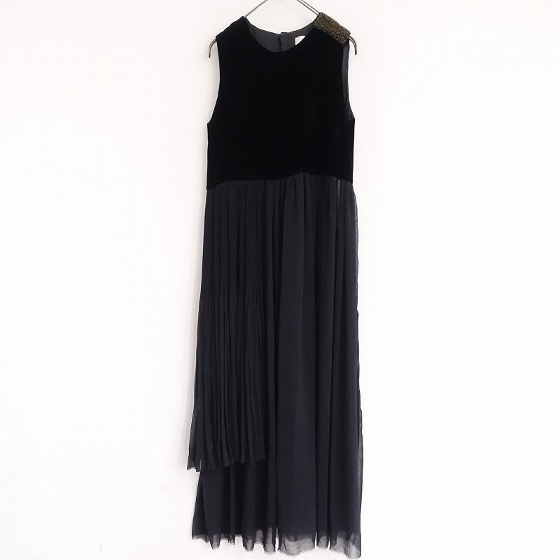 新品タブリクTabrikフリンジドレスfringe dress黒コットンシルク fit=scale-down,w=1200