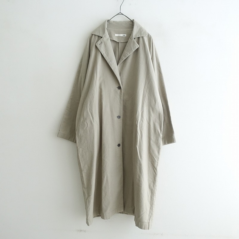 定価3.9万】エヴァムエヴァ evam eva フランネルコットンラグラン